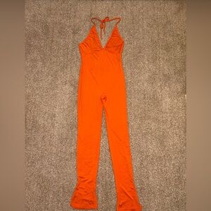 SHEIN orange jumpsuit